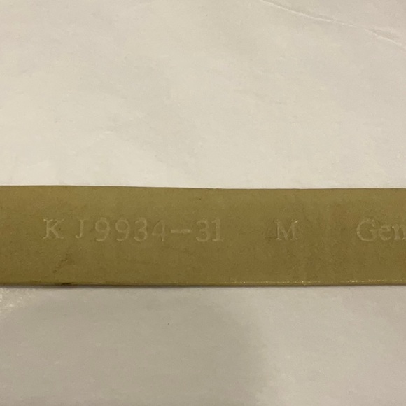 Vintage Kenneth Jay Lane Gold Snakeskin Belt With Embellished Buckle - Picture 7 of 8